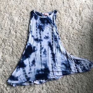 Blush Tie Die T-Shirt Dress